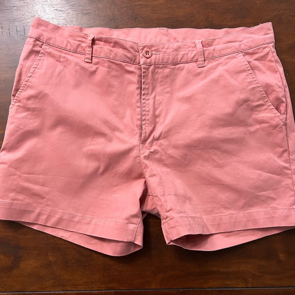 JJ Malibu Pink Cuff It Chino Shorts